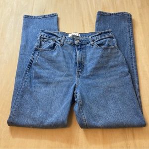 Abercrombie and Fitch “The 90s Straight Ultra High Rise” Jeans